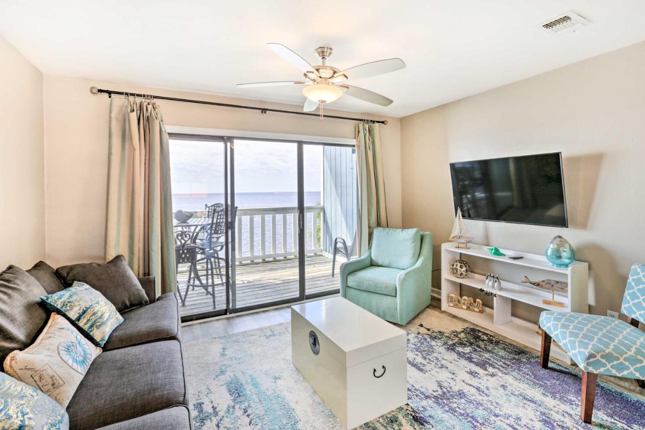 Waterfront Escape With Balcony On Shell Point Beach! Panacea Zewnętrze zdjęcie